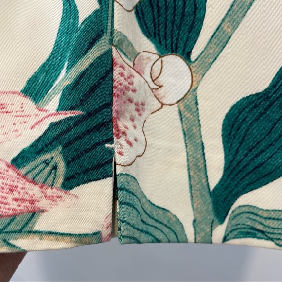 Ann Taylor factory botanical print ankle pants. - Picture 15 of 16